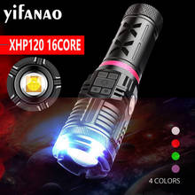 16-core XHP160 Led Flashlight with COB USB Recharge Zoom Torch Outdoor Tactical Flash Light Powerful Lantern use 3x18650 Battery 2024 - buy cheap
