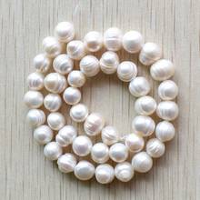 Fashion Natural freshwater Pearl Irregular round loose beads 9-10mm for jewelry accessories making wholesale 42pcs/lot 2024 - buy cheap