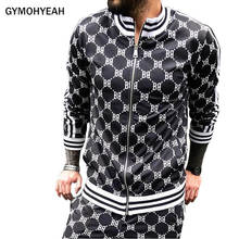 Gymohyes-Chaqueta 3D informal para hombre, prendas de vestir ajustadas, de secado rápido, con cremallera, para primavera y otoño 2024 - compra barato