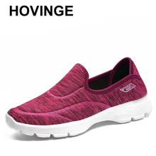 HOVINGEcomfortable-zapatos planos informales para mujer, zapatillas transpirables para caminar, Tenis informales ligeros, SneakersE045 2024 - compra barato