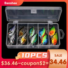 Banshee 10Pcs Set Of Wobblers For Pike Crankbaits Fishing Lures Shallow Diving Rattling Baits Hard Wobbler Trolling Lure 58mm 9g 2024 - buy cheap