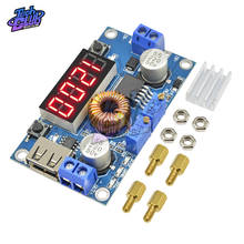 Amperímetro digital led 5a, voltagem de corrente constante, placa de redução, usb, módulo de carregador de bateria 2024 - compre barato