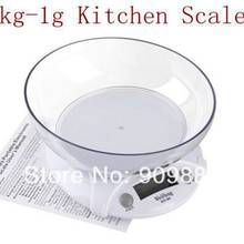 High Precision 7KG/1G 7kg-1g Weighing Scales Digital LCD Electronic Parcel Food Weight Kitchen Scale With Bowl Baking Tools 2024 - buy cheap