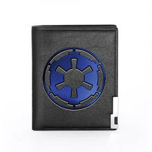 High Quality Galactic Empire Printing Leather Wallet  Credit Card Holder Short Purse 2024 - buy cheap