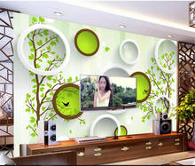 Beibehang decoração de casa grande 3d estéreo abstrato criativo sala de estar tv sala de estar quarto fundo 2024 - compre barato