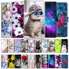 Honor8A Fashion Funny Painted Flip Cover For Huawei Honor 8X 8C 8A Prime 8S 2020 8 Lite Pro Card Slot Wallet Leather Phone Case 2024 - buy cheap