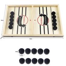 24BD Family Games Table Ice Hockey Catapult Chess Parent-child Interactive Toy Fast Sling Puck Game for Children 2024 - buy cheap