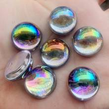 Wholesale Flatback Round&horse eye Gems Crystal AB Rhinestones Clear Acrylic Crystal Stones Non Hotfix Strass Non Sewing Beads 2024 - buy cheap