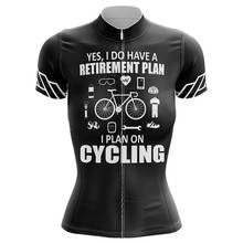 Retirement Plan - Women black Cycling Jersey Breathable Mountian Bicycle Clothes Ropa Ciclismo MTB Bike Clothes Cycling Clothing 2024 - buy cheap