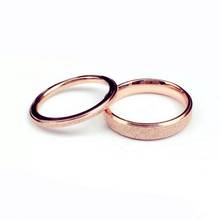 Frosted Stainless Steel Couple Rings Simple 2mm4mm6mm Women Men Lovers Wedding Jewelry Engagement Gifts Titanium Rings 2024 - buy cheap