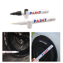 1pc Car Wheel Tire Oily Mark Pen Waterproof Auto Tyre Rubber Tyre Tread CD Metal Paint Marker Graffiti Dropshipping 2024 - buy cheap