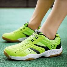 Men Women Badminton Shoes High Quality Soft Muscle Anti-Slippery Training Professional Sneakers Women Sport Badminton Shoes Plus 2024 - buy cheap