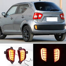 2PCS For Suzuki Ignis 2016 2017 2018 2019 Led Brake Lights Rear Bumper Reflector Driving Lamp Braking 12V Waterproof Fog Lamp 2024 - buy cheap