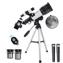 Astronomical Telescope 70mm Refractor Telescope Moon Watching for Astronomy Beginners 15X 50X Lens with Finder Scope#g30 2024 - buy cheap