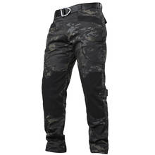 2022 Men's Military Joggers Tactical Pants Camouflage Cargo Sweatpants Loose Camo Casual Cargo Trousers pantalones tacticos Men 2024 - buy cheap