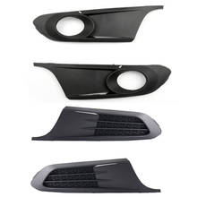 Rejilla de parachoques izquierda y derecha, cubierta de luz antiniebla para VW Jetta MK6, 2011, 2012, 2013, 2014, 5C6853665, 5C6853666, 2 piezas 2024 - compra barato