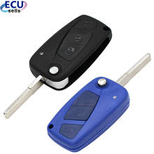 Flip Remote Key 3 Button 434MHz PCF7946 Chip For Fiat 500 Panda Idea Punto Stilo Ducato-Blue/Black color for choose 2024 - buy cheap