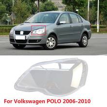 CAPQX 1 шт. для Volkswagen POLO 2006-2010 передний головной светильник, абажур, водонепроницаемый головной светильник 2024 - купить недорого