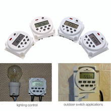 CN101A 12V 24V 110V 240V Digital LCD Power Timer Programmable Time Switch Alarm Clock Light Timer Switch Relay 2024 - buy cheap