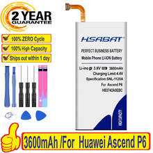 HSABAT 3600mAh HB3742A0EBC Battery Use for Huawei Ascend P6/ Ascend G6/ P6-U06/p6-c00/p6-T00 G620 G621 G620s G630 2024 - buy cheap