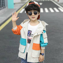 Lasted Spring Autumn Coat Outerwear Top Children Clothes Kids Costume Teenage School Boy Clothing High Quality 2024 - buy cheap