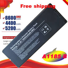 Black Battery for Apple MacBook 13" A1185 A1181 MA561 MA561FE/A MA561G/A MA254 MA255CH/A MA699B/A MB061X/A 55wh + Free Shipping 2024 - buy cheap