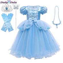 Cinderella Cosplay Costume Kids Clothes For Girls Dress Baby Girl Ball Gown Princess Dresses Birthday Party girl summer dress 2024 - buy cheap