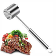Stainless Steel Meat Tenderizer Hammer Tool Steak Softener Kitchen Accessories Barbecue Cooking Tools 2024 - buy cheap
