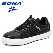 BONA 2021 New Designers Casual Shoes Men Comfortable Platform Sneakers Man Outdoor Leisure Footwear Mansculino Zapatillas Hombre 2024 - buy cheap