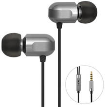 GGMM-auriculares intrauditivos C700 con micrófono, cascos de 3,5mm y 100% de Metal, con cable, para iPhone X, XS, Max, Xiomi, reproductor de Mp3 2024 - compra barato