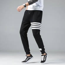 Men's Pants Joggers Oversize Trousers Casual Sweatpants for Men Solid Striped Sport Running Harem Pants Men 4XL Pantalon Homme 2024 - buy cheap