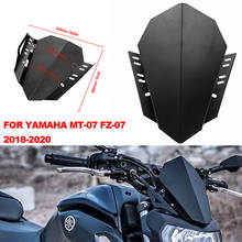 2020 NEW MT-07 FZ-07 2018-ON CNC Durable Windshield Windscreen Wind shield Deflector For YAMAHA MT 07 MT07 FZ07 FZ 07 2018 2019 2024 - buy cheap