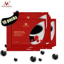 MeiYanQiong Black Pearl Collagen Essence Eye Mask Anti Wrinkle Remove Dark Circle Anti Age Bag Eye Patch 10PCS 2024 - buy cheap
