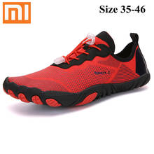 Xiaomi Mijia-zapatos de agua descalzos para hombre y mujer, calzado de playa rojo, zapatillas de deporte para exteriores, natación, gimnasio y pesca, Verano 2024 - compra barato