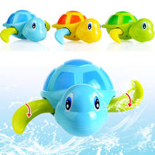 Tortoise Kids Baby Water Toy Cartoon Turtle Infant Swim Bath Funny Play With Chain Classic Toy 2024 - buy cheap