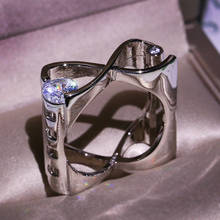 Высококачественное кольцо из титана с зеркальной полировкой для мужчин и женщин, обручальное кольцо для свадебной вечеринки 2024 - купить недорого