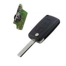 3 Button  Flip Fob Remote Car Key 433Mhz ID46 PCF7941 Chip Battery on pcb Auto Key 2024 - buy cheap