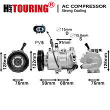 for Hyundai I40 CW VF 1.7 CRDi Diesel  D4FD AC A/C Air Conditioning Compressor DVE13 977013Z000 97701-3Z000 5pk 2024 - buy cheap