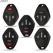 Jingyuqin 10pcs Remote Car Key Case Shell For Mitsubishi Lancer Outlander Endeavor Galant MIT11R Blade 2/3/4 Buttons Key Fob 2024 - buy cheap