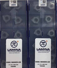 100% original Lamina Carbide insert WNMU080608EN-GM LT30 Processing: stainless steel, alloy steel, etc 2024 - buy cheap