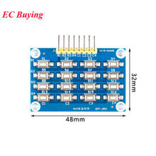 4*4 4x4 16 Keys Matrix Keyboard Module MCU Development Board Module 3.3V 5V for Arduino Patch Buttons Learning Board 2024 - buy cheap