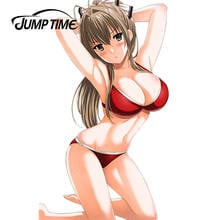 JumpTime-pegatina de vinilo de Anime para ventana de coche, pegatinas de parachoques de 13cm x 7,7 cm, Sento Isuzu, Sexy, gráfico 2024 - compra barato