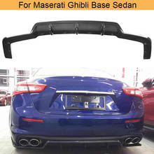 Carbon Fiber Rear Bumper Diffuser Lip For Maserati Ghibli Base Sedan 4-Door 2018 2019 Car Rear Bumper Diffuser Lip Spoiler 2024 - buy cheap