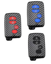 Carbon ABS Car Key Case Cover For Toyota Land Cruiser Prado 150 Camry Prius Crown For Subaru 2013 2014 Foreste Outback XV legacy 2024 - buy cheap