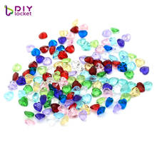 120PCS Colorful Heart 5mm Birthstone Floating Charms Fit Floating Charm Locket LSFC110 2024 - buy cheap