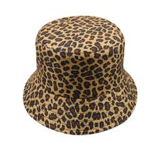 Chapéu de pesca e hip hop com estampa de leopardo, chapéu feminino plataforma reta para primavera e verão 2024 - compre barato