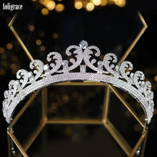 Cubic Zirconia Tiaras CZ Princess Kate Bridal Tiaras Crowns for Women Bride Birthday Party Pageant Headpiece Hair Accessories 2024 - buy cheap