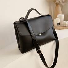 Fashion Black Bags  Shoulder Bag Women Office Casual Flap Vintage Crossbody Handbag 2024 - buy cheap