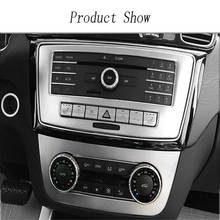 Car Styling Air Conditioning CD Panel Cover Sticker Trim For Mercedes Benz ML X166 GLE Coupe C292 GLS Vehicle Auto Accessories 2024 - buy cheap