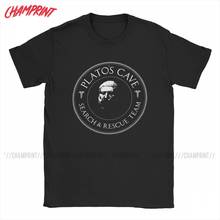 Plato's Cave Rescue Team Philosophy T-Shirt for Men Funny Pure Cotton Tee Shirt Round Collar Short Sleeve T Shirts Gift Tops 2024 - buy cheap